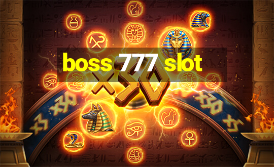 boss 777 slot