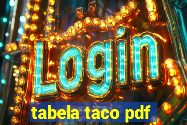 tabela taco pdf