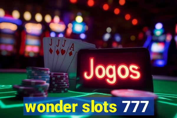 wonder slots 777