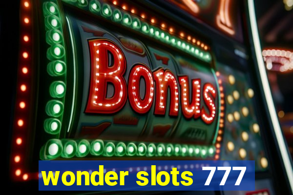 wonder slots 777