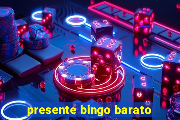 presente bingo barato