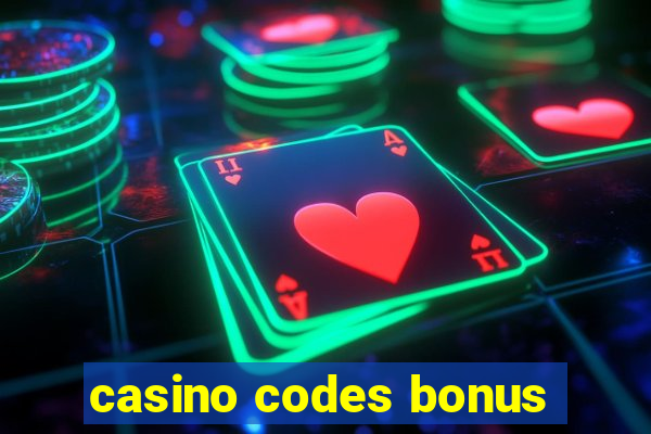 casino codes bonus