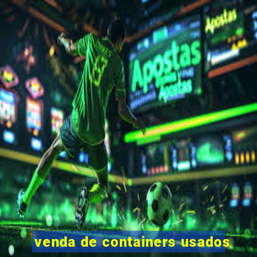 venda de containers usados