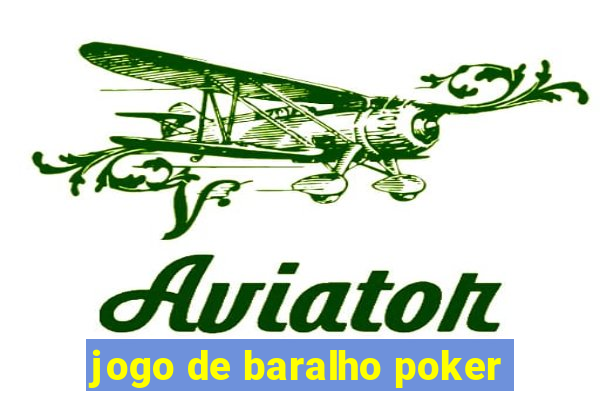 jogo de baralho poker