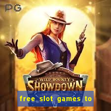 free slot games to win real money