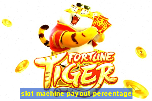 slot machine payout percentages