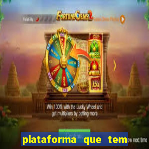 plataforma que tem o fortune tiger