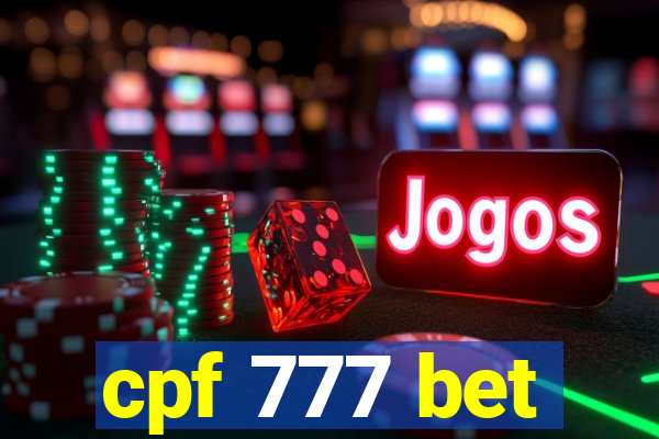 cpf 777 bet