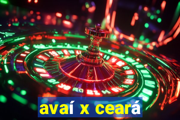 avaí x ceará