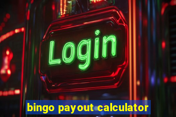 bingo payout calculator