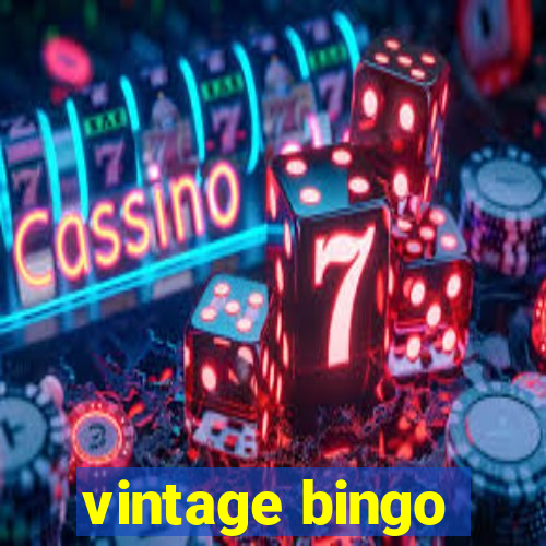 vintage bingo