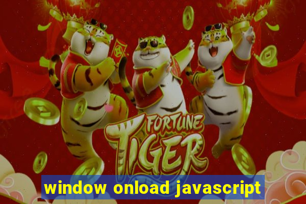 window onload javascript