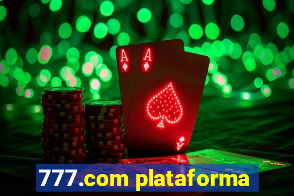 777.com plataforma