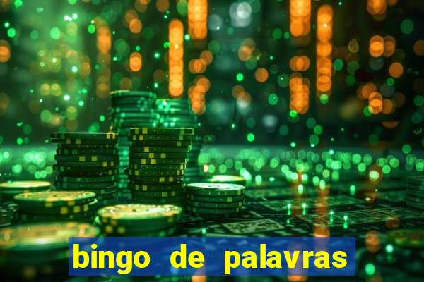 bingo de palavras cha de bebe