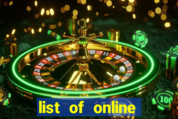 list of online slot sites