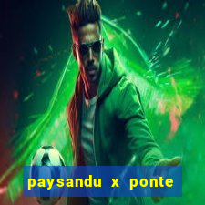 paysandu x ponte preta palpite