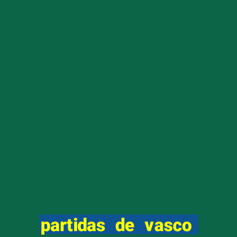 partidas de vasco x corinthians