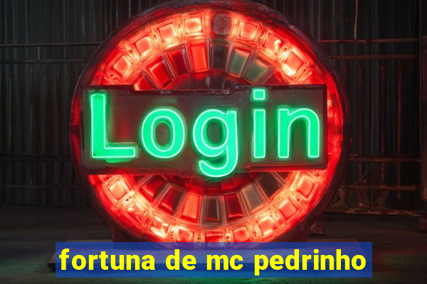 fortuna de mc pedrinho