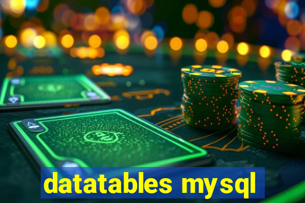 datatables mysql