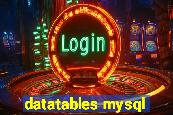 datatables mysql