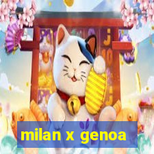 milan x genoa