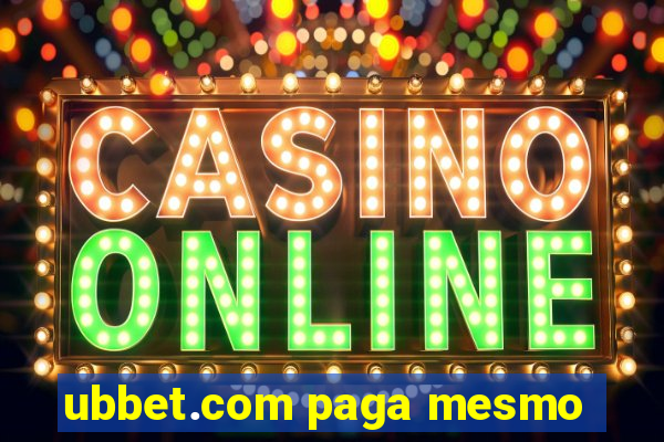 ubbet.com paga mesmo