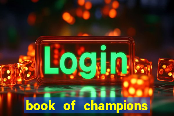 book of champions world glory slot free play