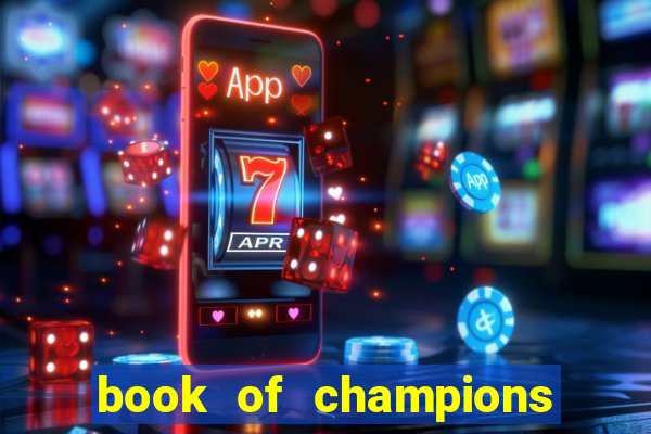 book of champions world glory slot free play