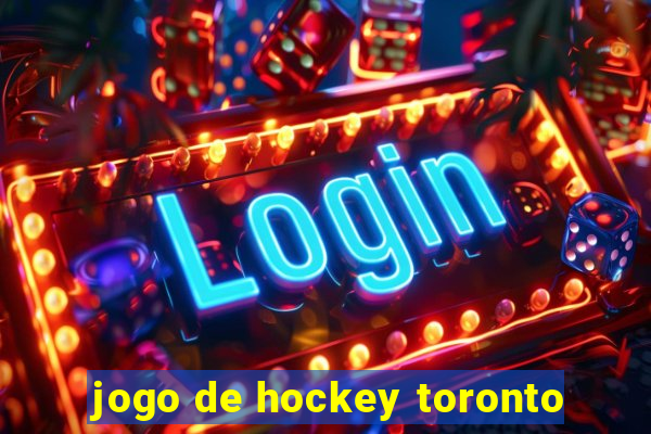 jogo de hockey toronto