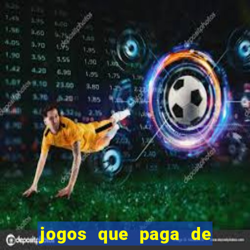 jogos que paga de verdade no pix