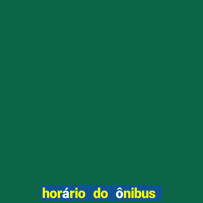 horário do ônibus parque marinha cassino