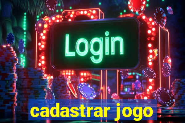 cadastrar jogo