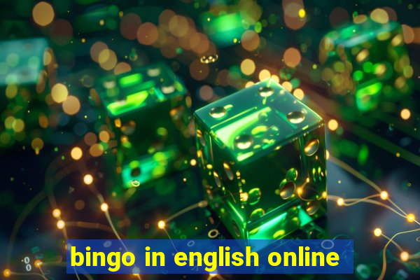 bingo in english online