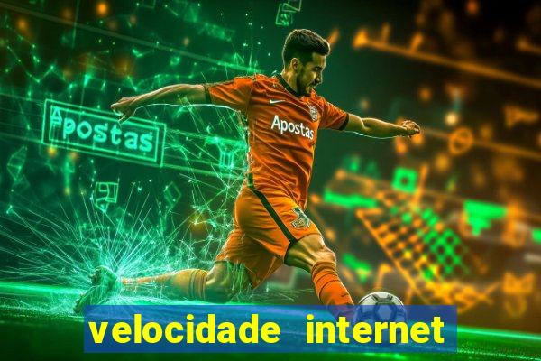 velocidade internet para jogar online