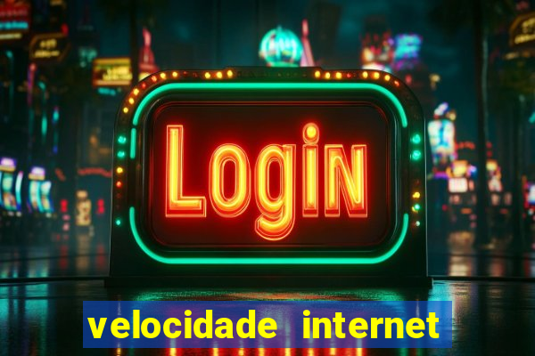 velocidade internet para jogar online