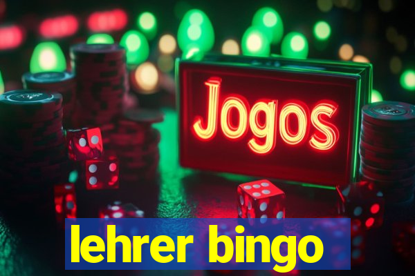 lehrer bingo