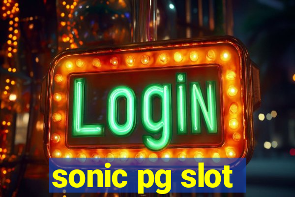 sonic pg slot