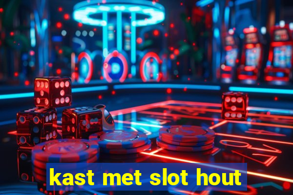 kast met slot hout