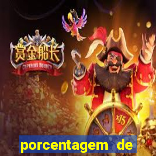 porcentagem de jogos slots