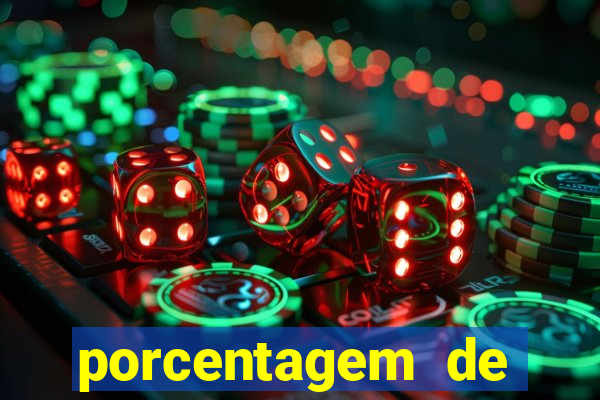 porcentagem de jogos slots