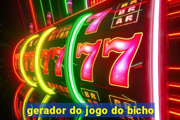 gerador do jogo do bicho