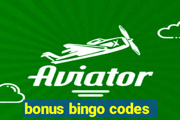 bonus bingo codes