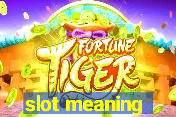 slot meaning