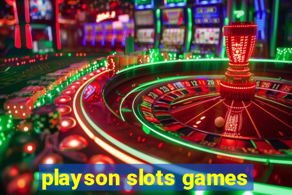 playson slots games