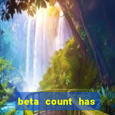 beta count has changed pt br