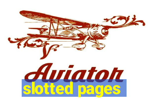 slotted pages