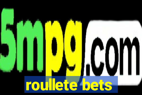 roullete bets