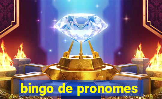 bingo de pronomes