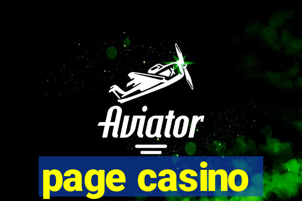 page casino