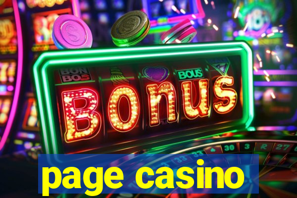 page casino